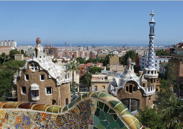 Le parc Guell à Barcelone